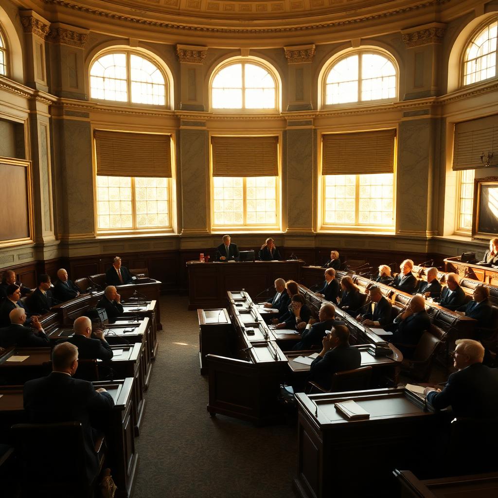 A committee room at the West Virginia Capitol